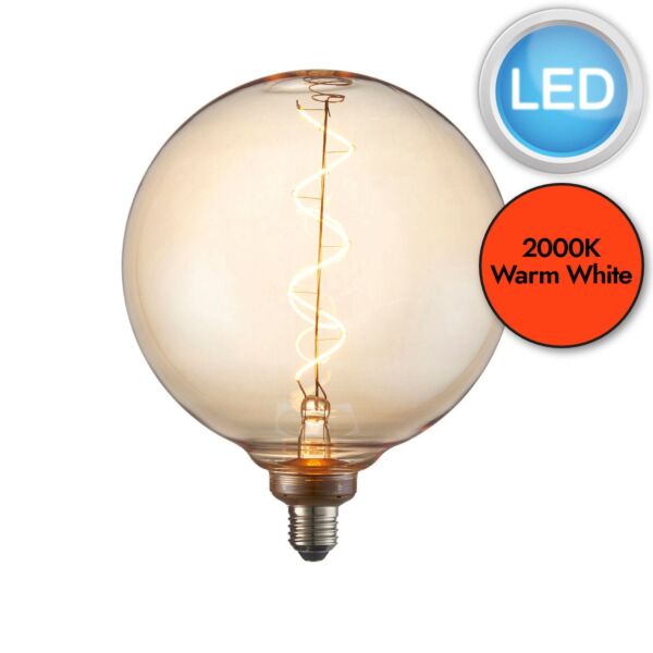 Endon Lighting - Spiral - 102620 - LED E27 ES - Filament Light Bulb - 200mm dia