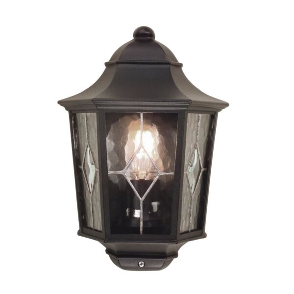 Elstead - Norfolk NR7-2-BLK Half Lantern