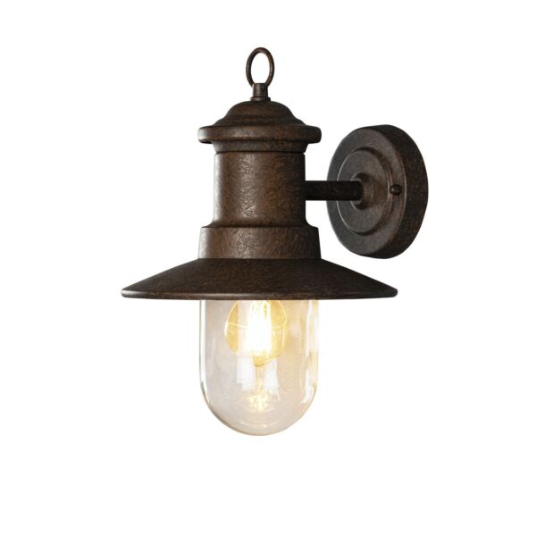 Konstsmide - Napoli - 7346-970 - Rust IP44 Outdoor Wall Light