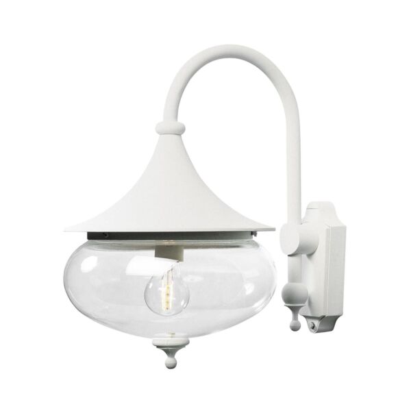 Konstsmide - Libra - 619-250 - White Outdoor Wall Light