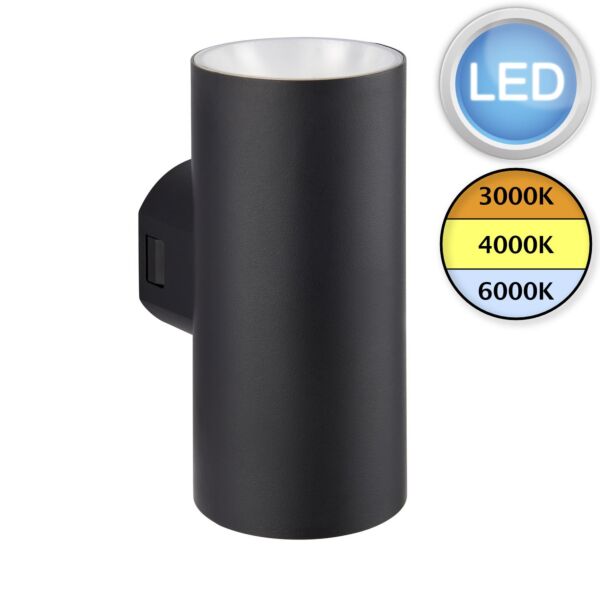 Saxby Lighting - Cairo CCT - 108744 - LED Black IP65 Outdoor Wall Washer Light