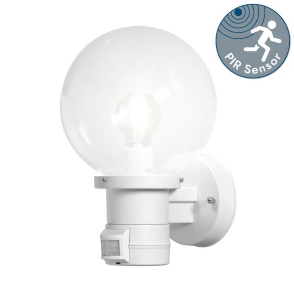 Konstsmide - Nemi - 7321-250 - White IP44 Outdoor Sensor Wall Light