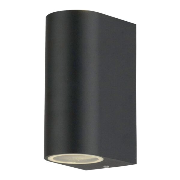 Drayton - Black Outdoor Twin Wall Light