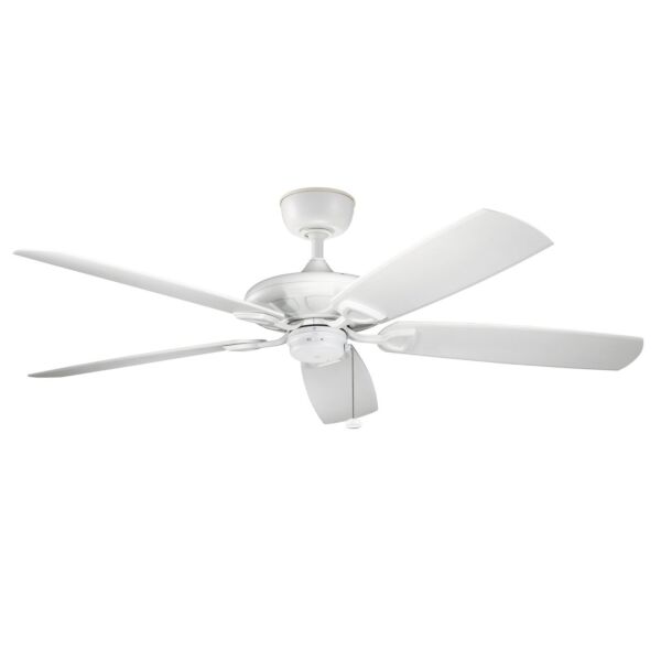 Kichler Lighting - Kevlar - KLF-KEVLAR-60-WHT - White IP44 Pull Cord Ceiling Fan