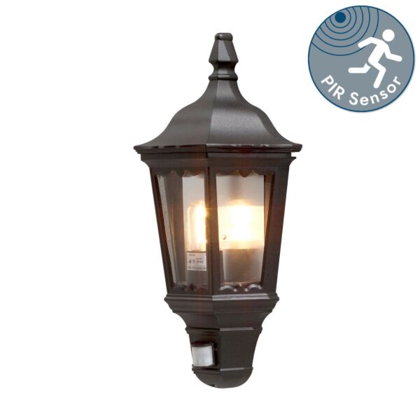 Konstsmide - Firenze - 7230-750 - Black Outdoor Sensor Wall Light