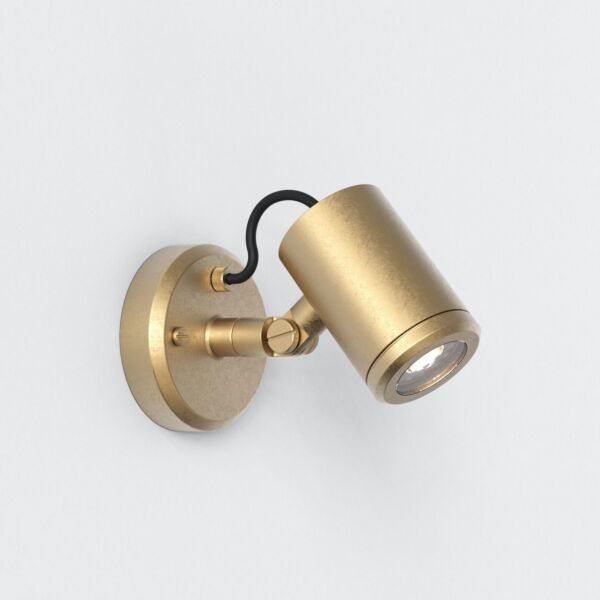 Astro Lighting - Jura Single Spot 1375013 - IP65 Solid Brass Spotlight