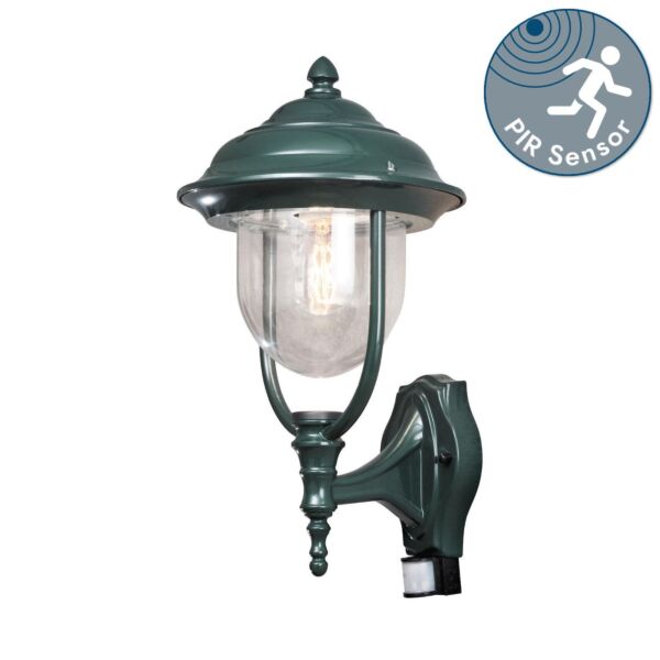 Konstsmide - Parma - 7235-600 - Green IP44 Outdoor Sensor Wall Light