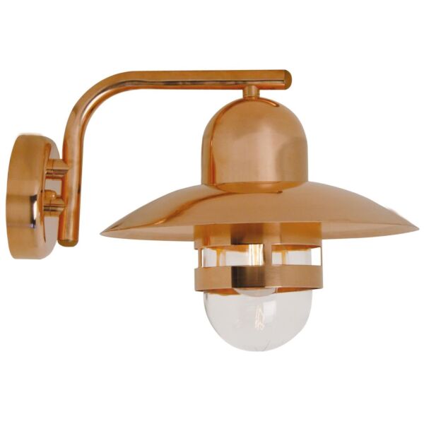 Nordlux - Nibe - 24981030 - Copper Clear Glass IP54 Outdoor Wall Light