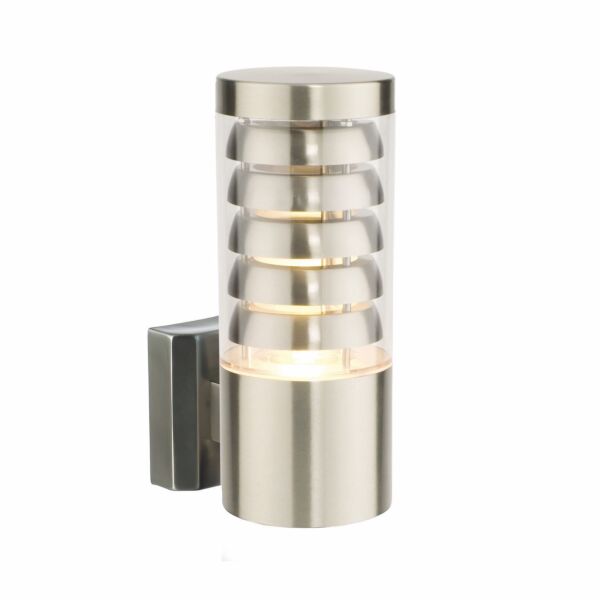 Saxby Lighting - Tango - 13921 - Stainless Steel Clear IP44 Outdoor Wall Light