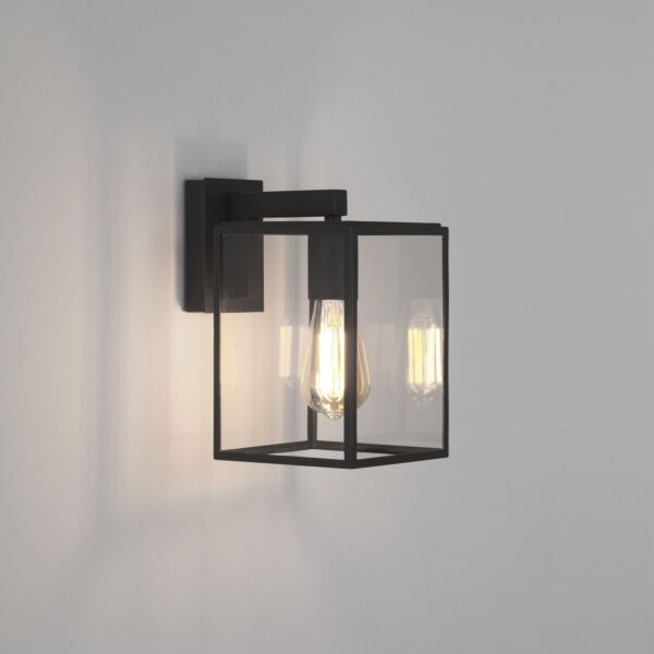 Astro Lighting - Box Lantern 270 1354003 - Textured Black Wall Light