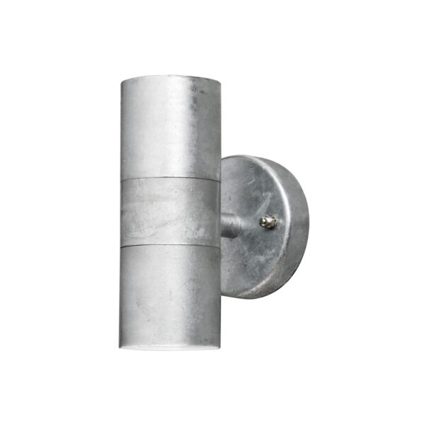 Konstsmide - Modena - 7571-320 - Galvanized Zinc 2 Light IP44 Outdoor Wall Washer Light