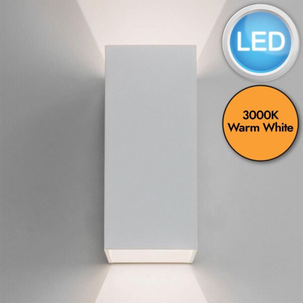 Astro Lighting - Oslo 160 LED 1298006 - IP65 Textured White Wall Light