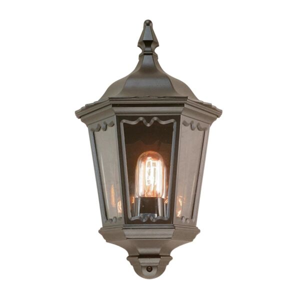 Elstead - Medstead Half MD7-BLACK Half Lantern