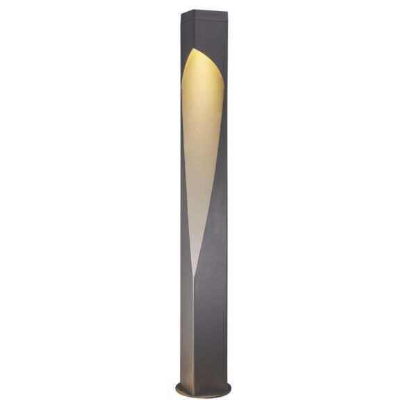 Nordlux - Concordia - 49018050 - Brushed Aluminium Clear Glass IP44 Outdoor Post Light