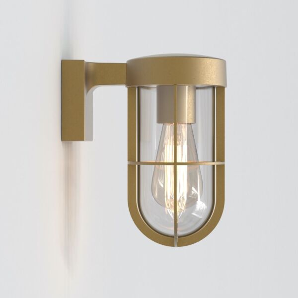 Astro Lighting - Cabin Wall 1368003 - IP44 Antique Brass Wall Light