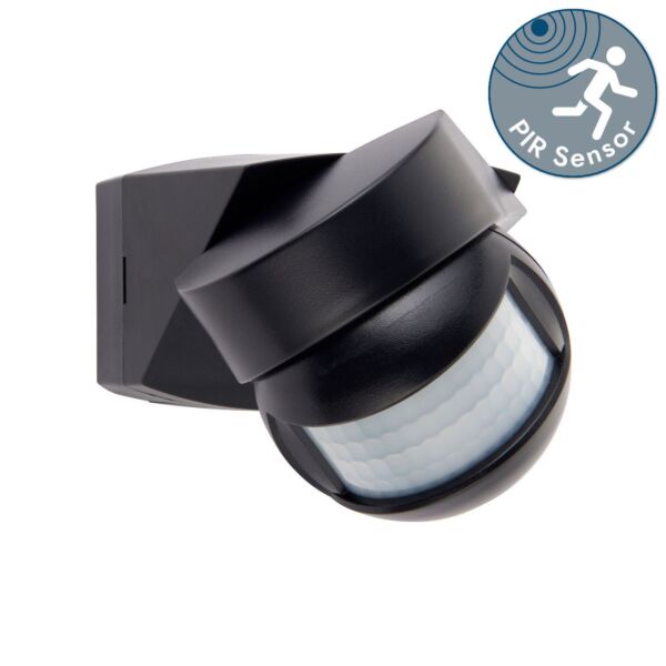 Saxby Lighting - PIR detector - 95283 - Black IP54 Outdoor Sensor