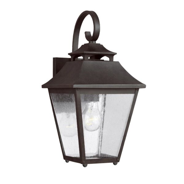 Feiss Lighting - Galena - FE-GALENA2-M-SBL - Sable Clear Seeded Glass IP44 Outdoor Wall Light