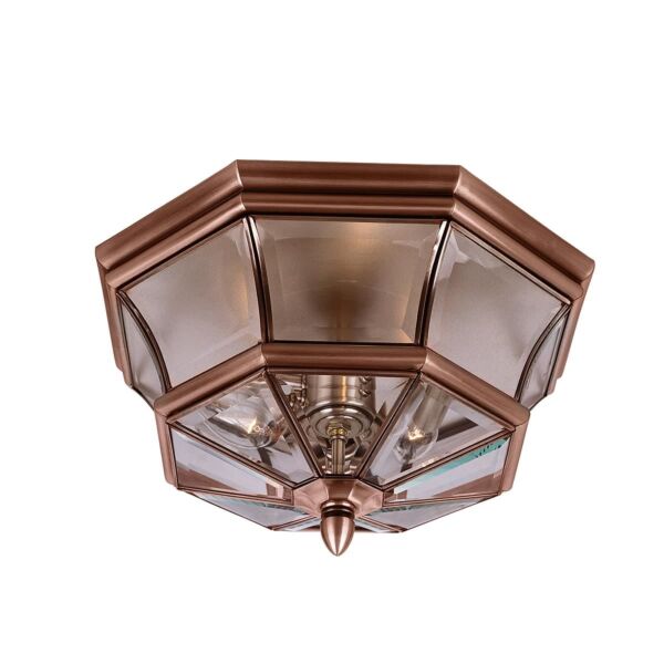 Elstead - Quoizel - Newbury QZ-NEWBURY-F-AC Flush Light