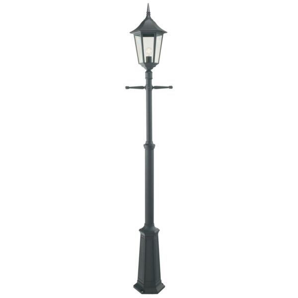 Norlys Lighting - Valencia Grande - VG5-BLACK - Black Clear IP54 Outdoor Lamp Post