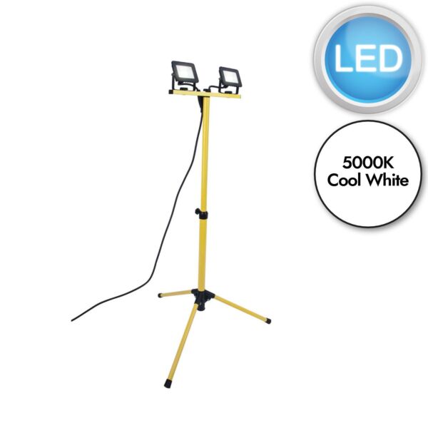 Lutec - Colossus - 7800501430 - LED Yellow Clear Tempered Glass 2 Light IP65 Outdoor Portable Lamp