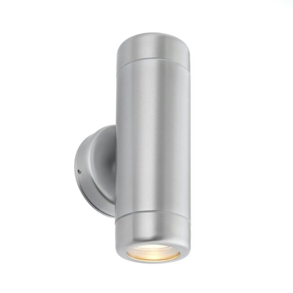 Saxby Lighting - Odyssey - St5008s - Stainless Steel Clear Glass 2 Light IP65 Outdoor Wall Washer Light