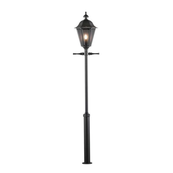 Konstsmide - Pallas - 550-750 - Black Outdoor Lamp Post