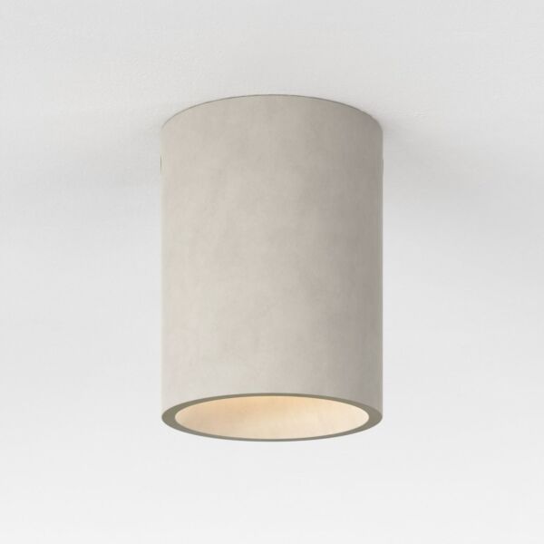 Astro Lighting - Kos Round 1326014 - Coastal IP44 Concrete Ceiling Light