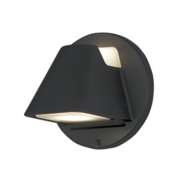 Konstsmide - Hild - 426-750 - Black 2 Light IP44 Outdoor Wall Washer Light