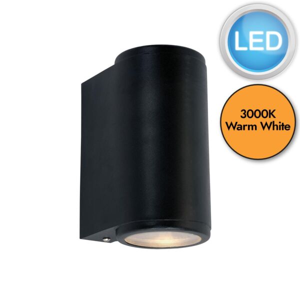 Elstead - Norlys - Mandal MANDAL-UD-BLK Wall Light