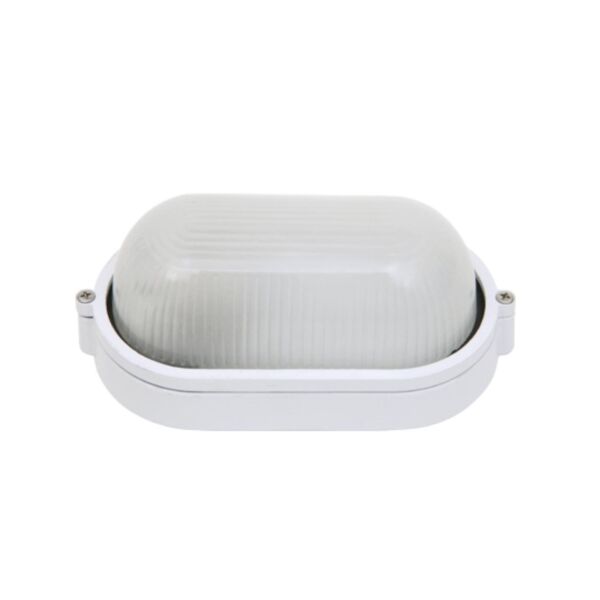 Lutec - Echo - 6302202034 - White Opal IP44 Outdoor Bulkhead Light