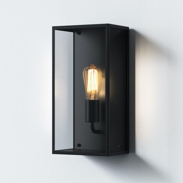 Astro Lighting - Messina 200 1183028 - IP44 Textured Black Wall Light