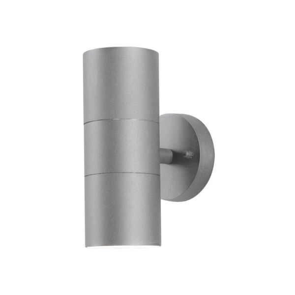 Konstsmide - Modena - 7656-300 - Grey 2 Light IP44 Outdoor Wall Washer Light