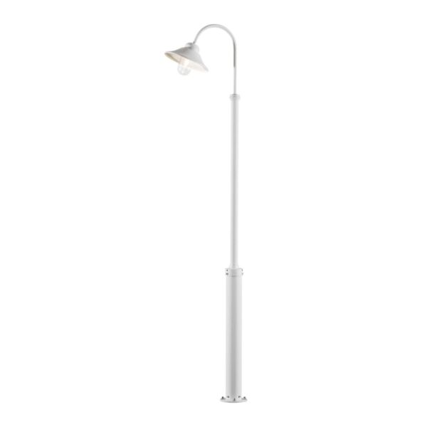 Konstsmide - Vega - 560-250 - White Outdoor Lamp Post