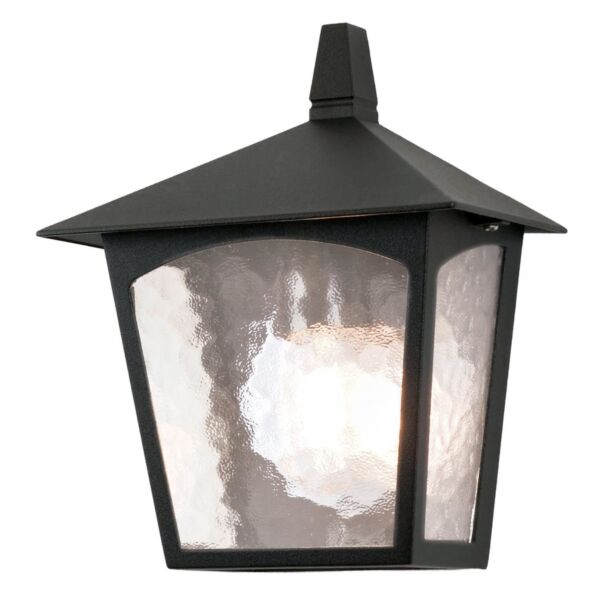 Elstead - York BL15-BLACK Half Lantern