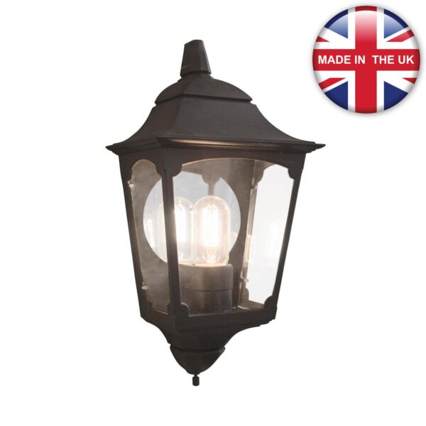 Elstead - Chapel CP7-2-BLACK Half Lantern