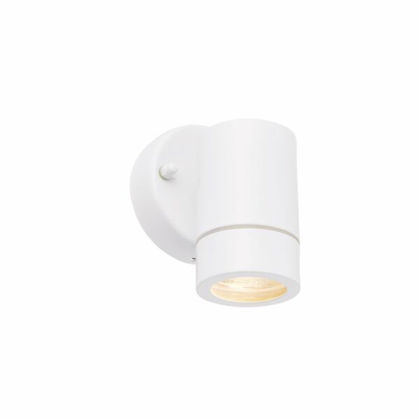 Saxby Lighting - Palin - 75441 - White Clear Glass IP44 Outdoor Wall Washer Light