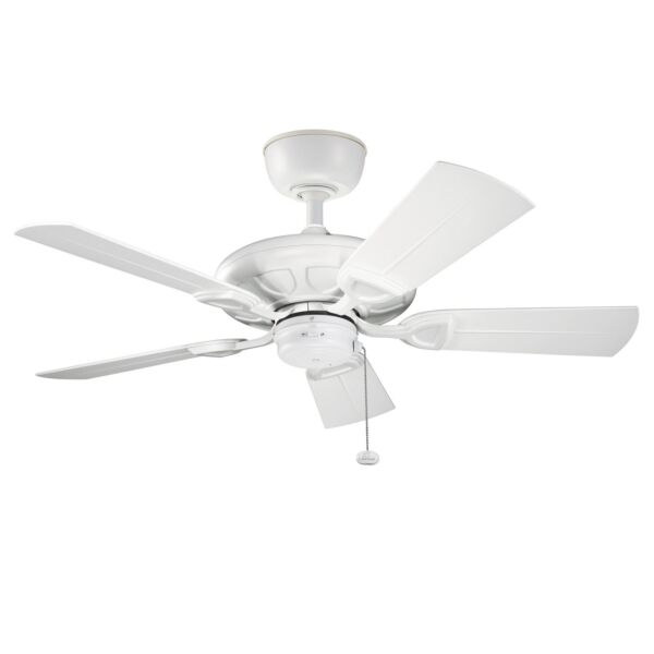 Kichler Lighting - Kevlar - KLF-KEVLAR-42-WHT - White IP44 Pull Cord Ceiling Fan