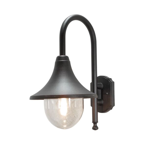 Konstsmide - Bari - 7237-750 - Black IP44 Outdoor Wall Light