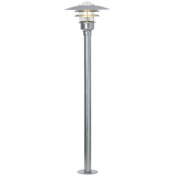 Nordlux - Lonstrup 32 - 71428031 - Galvanized Steel Clear Glass IP44 Outdoor Post Light