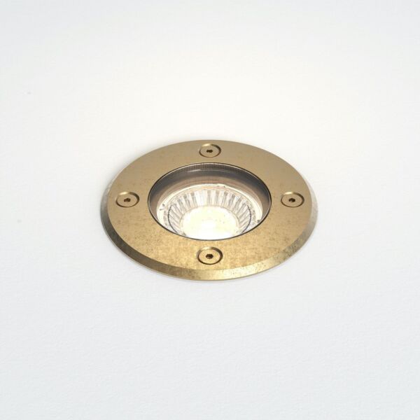 Astro Lighting - Gramos Round 1312008 - IP65 Solid Brass Ground Light