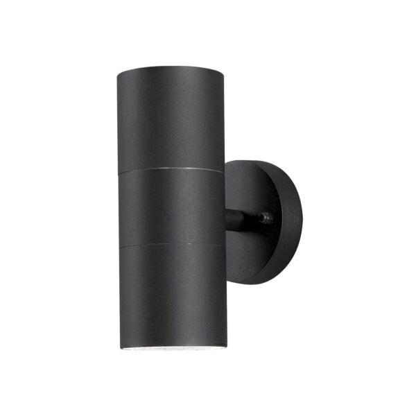 Konstsmide - Modena - 7656-750 - Black 2 Light IP44 Outdoor Wall Washer Light