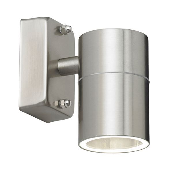 Endon Lighting - Canon - EL-40094 - Stainless Steel Clear Glass IP44 Outdoor Wall Washer Light