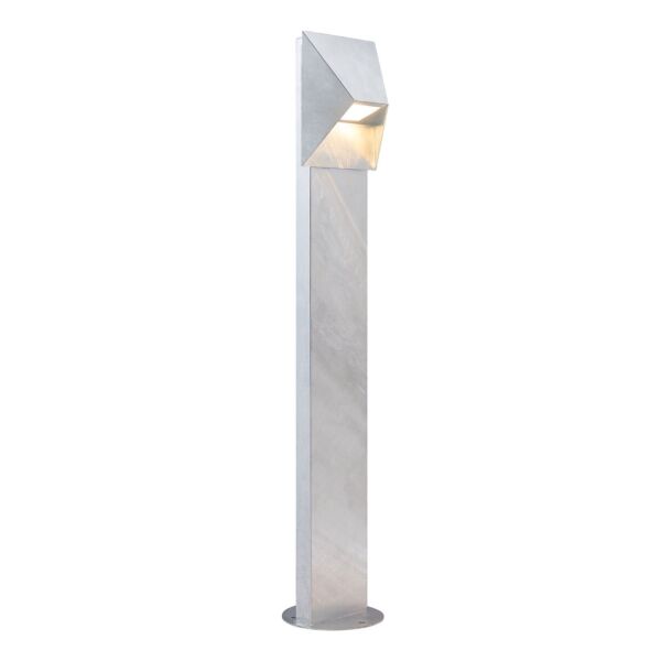 Nordlux - Pontio - 2218208031 - Galvanized Steel Frosted Glass IP54 Outdoor Post Light