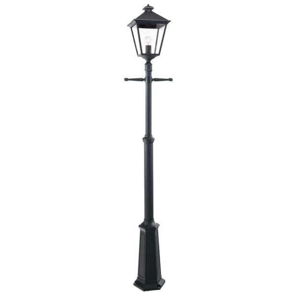 Norlys Lighting - Turin Grande - TG5-BLACK - Black Clear IP54 Outdoor Lamp Post