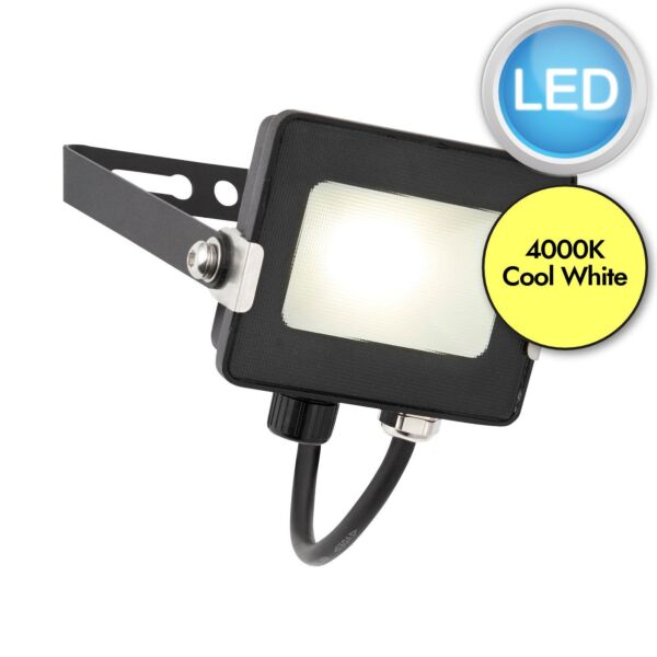 Saxby Lighting - Salde - 91860 - LED Black IP65 10W Outdoor Floodlight