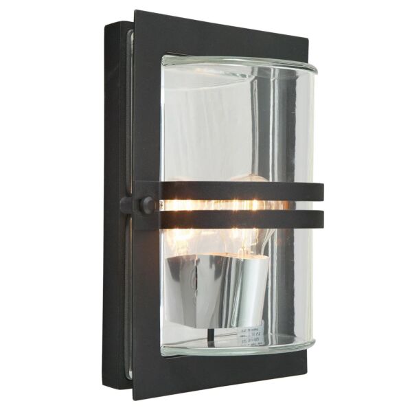 Elstead - Norlys - Basel BASEL-E27-BLK-C Bulkhead Wall Light