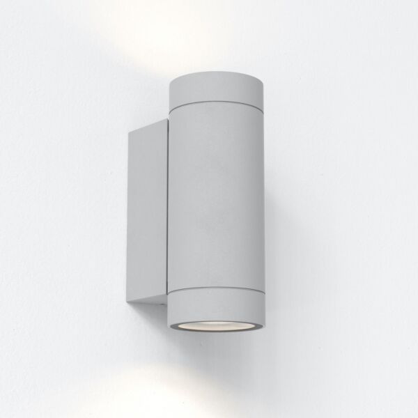 Astro Lighting - Dartmouth Twin GU10 1372013 - IP54 Textured Grey Wall Light