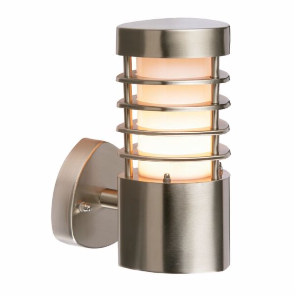 Saxby Lighting - Bliss - 13798 - Stainless Steel Frosted IP44 Outdoor Wall Light