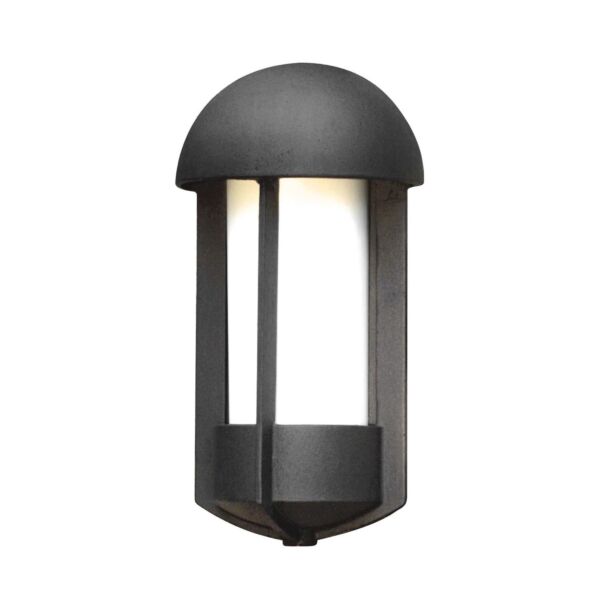 Konstsmide - Tyr - 510-752 - Black Outdoor Half Lantern Wall Light