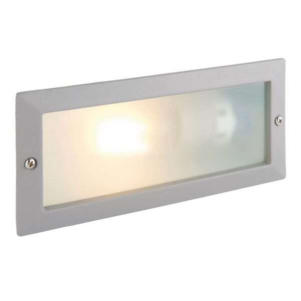 Saxby Lighting - Eco - 52213 - Grey Frosted Glass IP44 Outdoor Recessed Marker Light